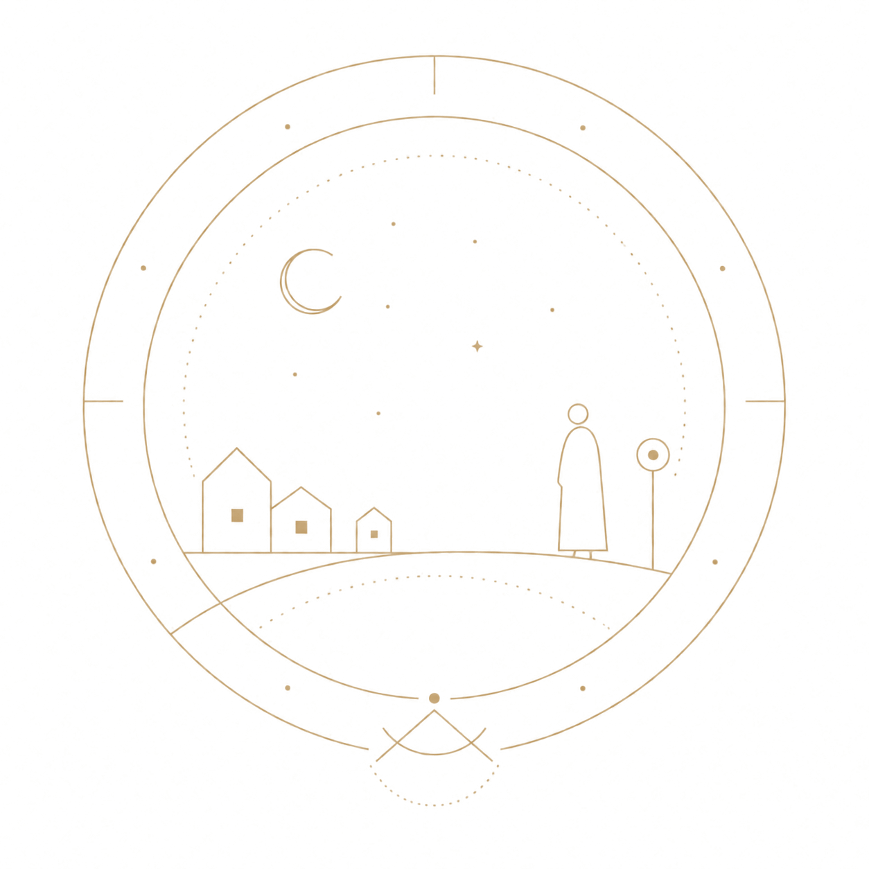seer at the edge of the village emblem