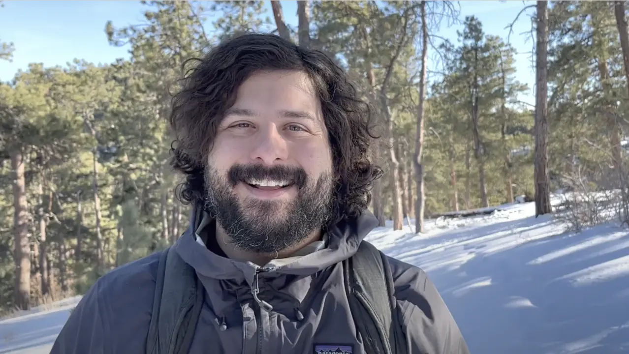 Mike Brancatelli smiling in the snow